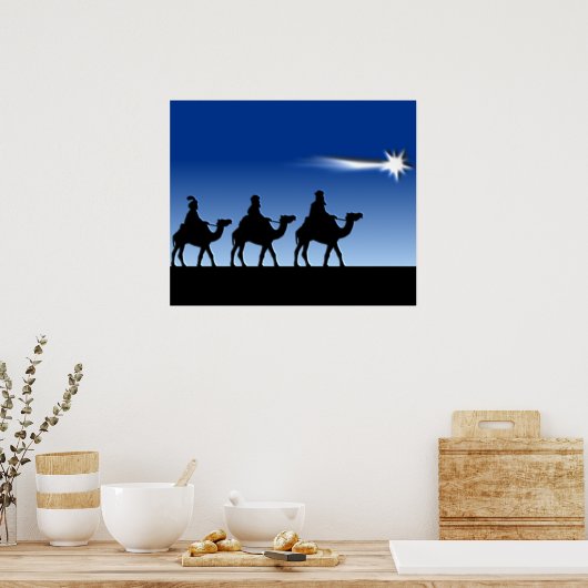 Drie Mannen van Wise - Gift of the Magi Poster (Keuken)