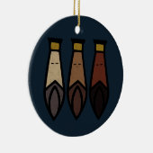 Drie Mannen van Wise. Los Tres Reyes Magos Keramisch Ornament (Rechts)