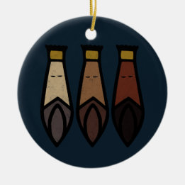 Drie Mannen van Wise. Los Tres Reyes Magos Keramisch Ornament