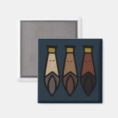 Drie Mannen van Wise. Los Tres Reyes Magos Magneet (Voorkant / Achterkant)