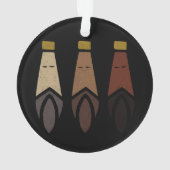 Drie Mannen van Wise. Los Tres Reyes Magos Ornament (achterkant)