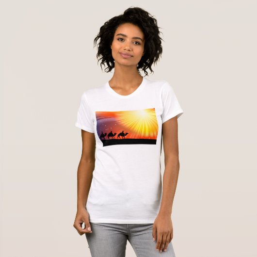 Drie Mannen Womens T-Shirt (Voorkant volledig)