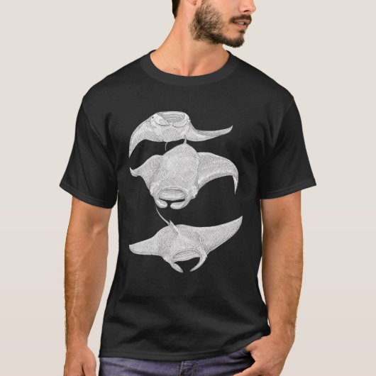 Drie Manta roggen T-shirt (Voorkant)