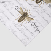 Drie Manuscript is ontkoppeld Tissue Collage Tissuepapier (Detail)