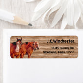 Drie Mares voor Cowboys en Cowgirl Etiket (Insitu)