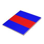 drie maritieme nautische letters, fla tegeltje (Zijkant)