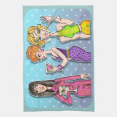 DRIE MARTINI DIVAS Kitchen, Bath, Bar TOWEL Theedoek (Verticaal)