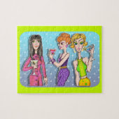 DRIE MARTINI DIVAS PUZZLE OF PUZZLE GIFT SET LEGPUZZEL (Horizontaal)