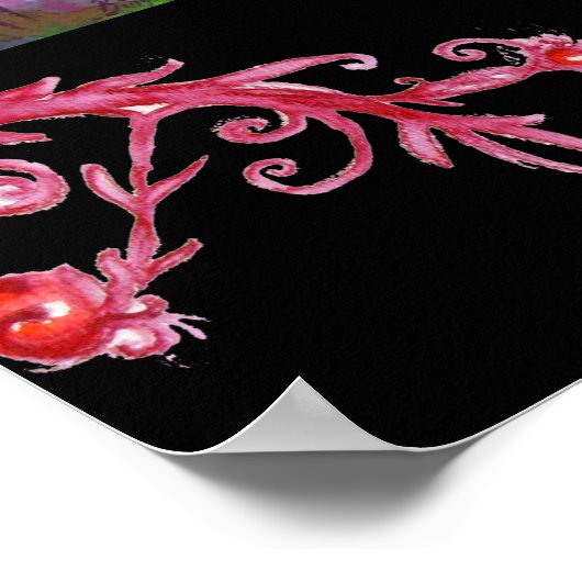 DRIE MASKEN EN KARNIVEAU IN VENICE POSTER (Hoek)