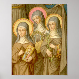 Drie Meer Arme Klaren Heilige (SAU 027) 11"x14" Poster