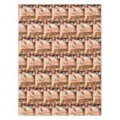Drie Meerkat Afbeelding Collarge Tafelkleed (Voorkant)