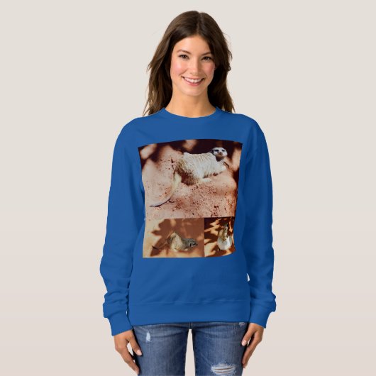 Drie Meerkats Collage Trui (Voorkant volledig)
