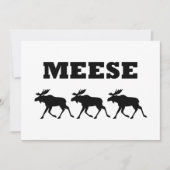 Drie Meese Funny Kaart (Voorkant)