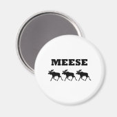 Drie Meese Funny Magneet (Voorkant / Achterkant)