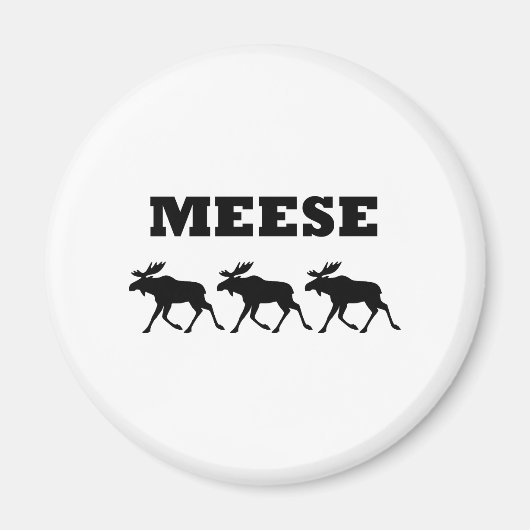 Drie Meese Funny Magneet (Voorkant)