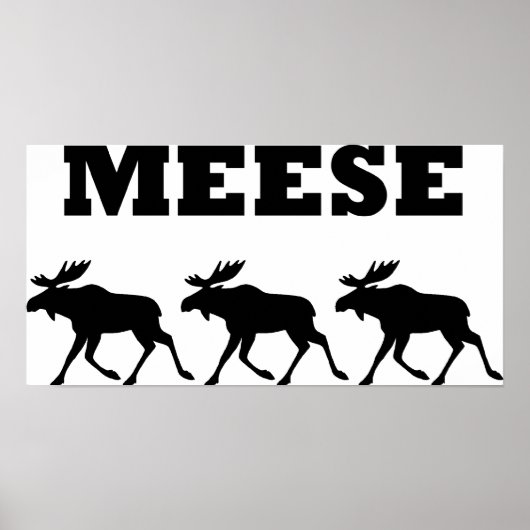 Drie Meese Funny Poster (Voorkant)