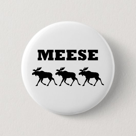 Drie Meese Funny Ronde Button 5,7 Cm (Voorkant)
