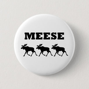 Drie Meese Funny Ronde Button 5,7 Cm