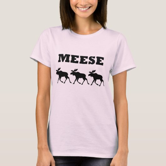 Drie Meese Funny T-Shirt (Voorkant)