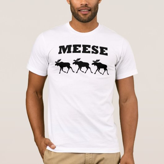 Drie Meese Funny T-Shirt (Voorkant)