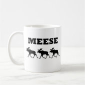 Drie Meese Funny T-Shirt Koffiemok (Links)