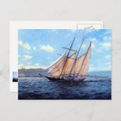 Drie meester tegen de wind briefkaart (Voorkant / Achterkant)