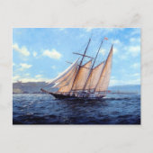 Drie meester tegen de wind briefkaart (Voorkant)