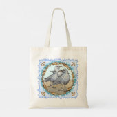 Drie Meeuwen Boodschappentas Tote Bag (Achterkant)