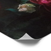 Drie meisjes die in een tuin spelen  poster (Hoek)