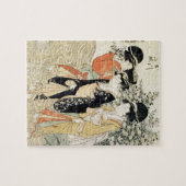 Drie meisjes padelen in een rivier, van de 'Mode' Legpuzzel (Horizontaal)