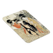 Drie meisjes padelen in een rivier, van de Mode Magneet (Rechterzijde)