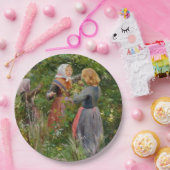 Drie Meisjes Pickende bramen (door Brendekilde) Papieren Bordje (Feest)