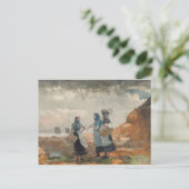 Drie meisjes Vist Briefkaart (Staand voorkant)