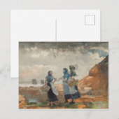 Drie meisjes Vist Briefkaart (Voorkant / Achterkant)