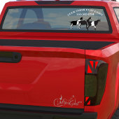 Drie melkgeiten raamsticker