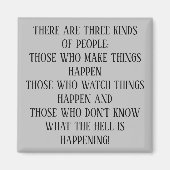 DRIE MENSEN MAGNEET (Voorkant)