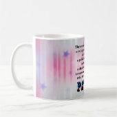 Drie mensen nooit te vertrouwen; koffiemok (Links)