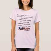 Drie mensen vertrouwen nooit: t-shirt (Voorkant)