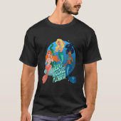 Drie Mermaids van Weeki Wachee Florida Souvenir T-shirt (Voorkant)