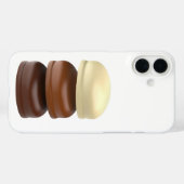 Drie met chocolade omhulde marshmallows Case-Mate iPhone case (Achterkant (horizontaal))