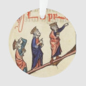 Drie middeleeuwse kerstversiering ornament (voorkant)