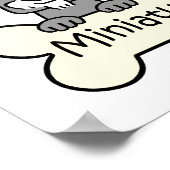 Drie Miniatuur Schnauzers Poster (Hoek)