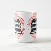 Drie moderne toetsenborden: Synthesizers: KoffieMo Koffiemok (Center)