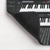 Drie moderne toetsenborden: Synthesizers: Mousepad Muismat (Hoek)