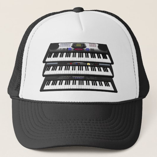 Drie moderne toetsenborden: Synthesizers: Trucker Pet (Voorkant)