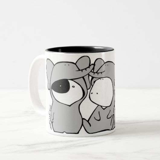 Drie Mok "Elephants" (Voorkant links)