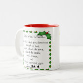 Drie Mok van de Vakdag van de Vrouwen van Wise (Voorkant links)