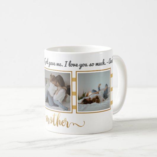 Drie Mok voor Moederdag met fotocollage (Voorkant rechts)