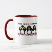 Drie Mokken Wise Penguins (Links)
