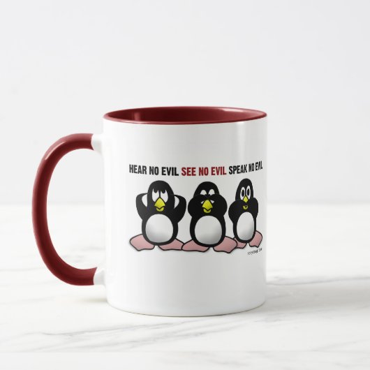 Drie Mokken Wise Penguins (Links)